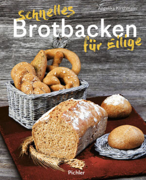 Ofenfrisches Brot und Gebäck schnell und supereinfach selber machen: Alles in eine Schüssel, mit der Gabel umrühren, fertig ist der Teig. So unkompliziert war Brotbacken noch nie! Die erprobten Rezepte von Ernährungsexpertin und Bestsellerautorin Angelika Kirchmaier sind rasch auf dem Tisch und auch für Ungeübte leicht umsetzbar.Viele Schritt-für-Schritt-Anleitungen, anschauliche Fotos und Praxistipps sorgen für sicheres Gelingen und gesundheitsbewussten Genuss von Bauern- und Vollkornbrot über Baguette bis hin zu Brezen.