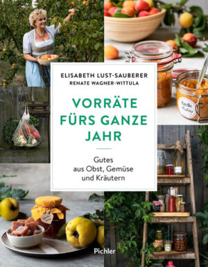 Gemüse aus dem eigenen Garten oder frisch am Bauernmarkt gekauftes Obst verarbeiten, haltbar machen - und ganz genau wissen, was drin ist: So macht es Freude, die Speisekammer zu füllen! Mit Elisabeth Lust-Sauberers praxiserprobten Rezepten und abwechslungsreichen Einkochideen packen wir das Beste aus allen Jahreszeiten ins Glas, um es später mit Familie oder Freunden zu genießen. Mit dabei sind Ausgangsprodukte von Bärlauch und Fichtenwipferl über Rhabarber und Ribisel bis hin zu Kraut und Mispel. Geschenk- und Verwendungsideen sowie frische Serviertipps machen die herzhafte und süße Vorratshaltung zum sinnlichen Vergnügen rund ums Jahr.