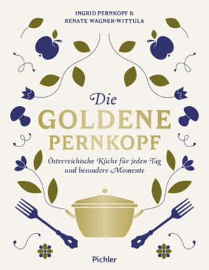 Ingrid Pernkopfs Kochbücher sind seit Jahrzehnten der Traum all jener, die gerne kochen und mit Freude essen: Variantenreiche Rezepte, sicheres Gelingen und Gerichte ohne Schnickschnack, die einfach schmecken, zeichnen das Vermächtnis der Gmundnerin aus. Dieses wird nun in einem wunderbaren Buch versammelt und von Renate Wagner-Wittula neu kuratiert vor den Vorhang geholt. Ein Standardwerk, das mit wärmenden Suppen und Gemüsegerichten, kräftigen Knödeln und herzhaften Strudeln, dem Besten aus der alltagstauglichen Fleischund Fischküche sowie nicht zuletzt ganz fantastischen Süßspeisen und Bäckereien aufwartet. Dieses - DAS - Pernkopf-Buch darf in keiner Küche fehlen!