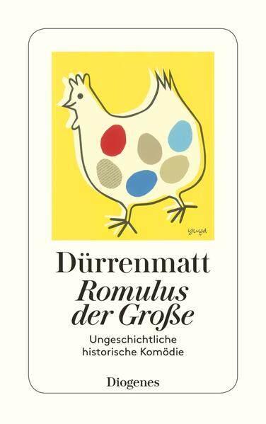 »Kaiser Romulus Augustus hält das römische Weltreich für unmoralisch und will es als ›Richter Roms‹ liquidieren, indem er 467 n. Chr. tatenlos die einmarschierenden Germanen erwartet. Germanenfürst Odoaker freilich, ein leidenschaftlicher Hühnerzüchter wie Romulus, hat keinen sehnlicheren Wunsch als sich zu unterwerfen, um zu verhindern, daß die Germanen ›endgültig ein Volk der Helden‹ werden.«