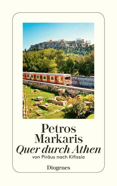 In seinen Krimis schickt Petros Markaris Kommissar Charitos durch das Labyrinth von Athen – jetzt nimmt er den Leser mit und fährt mit ihm einmal quer durch die Stadt, mit der Linie 1 der altehrwürdigen Metro.