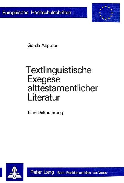 Geisteswissenschaftler und Naturwissenschaftler möchten die Bibel verstehen. Nach den revolutionären Umwälzungen im Bereich der Physik und Mathematik ist der gemeinsame Weg wieder offen. Diese Arbeit erweitert die traditionelle historisch-kritische Methode der Textinterpretation um die Methoden der Linguistik und der Literaturwissenschaft. Nach einem der Kybernetik entliehenen Kommunikationsmodell wird ein Algorithmus für die Arbeitsschritte aufgestellt, in dem zuerst der synchrone, kontextfreie, danach der synchrone Aspekt im Kontext und zum Schluss die diachrone Sicht berücksichtigt werden. An Hand von Dan. 7, einem Text der Apokalyptik, wird der Algorithmus durchgespielt. Es ergibt sich eine neue Aussage dieser Gattung.