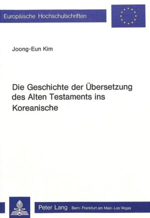 Der Dissertations-Teildruck schildert die Geschichte der Übersetzung und Revision des koreanischen Alten Testaments vom Ende des letzten Jahrhunderts bis zur Gegenwart. Auf Grund von Archivstudien werden Probleme der Missionsgeschichte und der Bibelübersetzung anschaulich gemacht und Grundlagen für die aktuelle Übersetzungsarbeit gelegt.