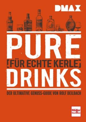 Männer mögen es klar und unverfälscht. Deshalb gilt für sie auch bei der Auswahl ihrer Ausflüge zu den hochprozentigen Trinkgenüssen: weniger ist mehr und pur ist besser. Dieses Buch von Rolf Deilbach nimmt den Leser mit auf eine unterhaltsame und informative Reise durch die Welt der Spirituosen - von Trinkstärken über Fasslagerung bis hin zu populären Irrtümern wird hier jede Menge spannendes Wissen zum Thema des klugen, maßvoll dosierten Trinkgenusses statt hartem Wirkungstrinken geboten. Nicht nur Whisky oder Whiskey, sondern auch Gin, Tequila, Vodka und Co. werden genau unter die Lupe genommen und die verschiedensten Länder mit einer spannenden Auswahl von Marken und Produkten vorgestellt.