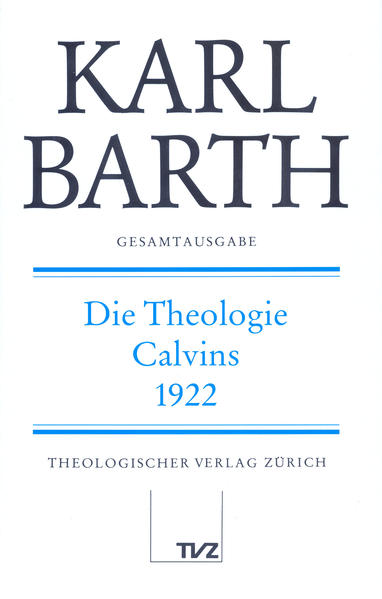 Nach seiner Berufung auf den Lehrstuhl für Reformierte Theologie der Universität Göttingen (1921) widmete Barth die erste große Vorlesung der Darstellung der Theologie Calvins. Der Hauptteil der Vorlesung besteht aus einer zum großen Teil aus Primärquellen gewonnenen minutiösen Nachzeichnung von Calvins Leben. Darin eingeflochten sind eingehende Interpretationen seiner Schriften in der Reihenfolge ihres Entstehens. Infolge ihrer Breite bricht die Darstellung bereits im Jahr 1538 ab. Ihr entscheidendes Gepräge empfängt die Vorlesung durch einen tiefschürfenden, wohldokumentierten Vorbau, in welchem Barth eigenständige Gedanken über die theologische Bedeutung der Geschichte entwickelt. Wenn Gotteserkenntnis in der Reformation als 'ein jäh auftauchendes Neues und ganz Anderes' verstanden wird, wie verhält sie sich zur Relativität der Geschichte? Das ist die Denkaufgabe, der sich Barth-im Anschluß an die Auslegung des Römerbriefs-stellt. In einem ersten Durchgang wird die Reformation sowohl gegen das Mittelalter wie auch gegen die Neuzeit abgehoben im Bild der Vertikale, die senkrecht auf die Horizontale menschlichen Denkens und Tuns trifft. Der zweite Durchgang zeigt den Unterschied zwischen der Reformation 'erster Wendung' (Luther) und derjenigen 'zweiter Wendung' (Zwingli, Calvin): die geschichtliche Aufgabe der letzteren ist die 'Auseinandersetzung mit dem Mittelalter-Neuzeit-Problem der Ethik, das bei Luther gleichsam für eine Sekunde zwischen den Zeiten suspendiert erscheint'. Diese weite Perspektive verleiht dem Text eine Spannkraft, die auch dort nie nachläßt, wo Barth Calvins Leben in liebevoller Kleinmalerei vor uns ausbreitet und seinen Gedankengängen bis in feinste Verästelungen folgt.