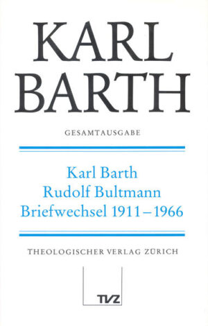 Die Korrespondenz der beiden bekanntesten protestantischen Theologen dieses Jahrhunderts ist ein beredtes Zeugnis einer auch durch zeitweilige Krisen nicht zu erschütternden persönlichen Freundschaft. Vor allem aber liegt hier ein entscheidendes Dokument der jüngeren europäischen Geistesgeschichte vor, beim Lesen erlebt man ein wichtiges Stück Kirchen- und Theologiegeschichte gleichsam von der Quelle her mit. Das Spektrum reicht von den Anfängen der 'dialektischen Theologie' über die Vorgänge im 'Dritten Reich' bis zur Diskussion um die Bedeutung der sog. Entmythologisierung. Diese zweite Auflage ist auf der Grundlage der jetzt geltenden Editionsprinzipien neu strukturiert und darüber hinaus um etliche, zum Teil wichtige Briefe, die erst nach der Erstausgabe von 1970 entdeckt wurden, erweitert worden. In den Anhang sind einige für das Verständnis hilfreiche Texte neu aufgenommen worden, alle im Anhang abgedruckten Texte sind jetzt mit Anmerkungen versehen.