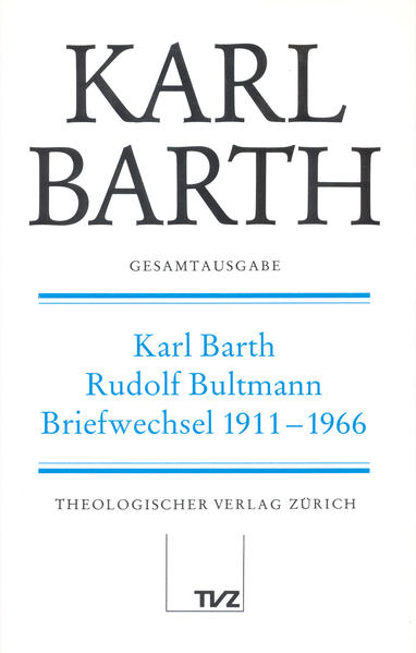 Die Korrespondenz der beiden bekanntesten protestantischen Theologen dieses Jahrhunderts ist ein beredtes Zeugnis einer auch durch zeitweilige Krisen nicht zu erschütternden persönlichen Freundschaft. Vor allem aber liegt hier ein entscheidendes Dokument der jüngeren europäischen Geistesgeschichte vor, beim Lesen erlebt man ein wichtiges Stück Kirchen- und Theologiegeschichte gleichsam von der Quelle her mit. Das Spektrum reicht von den Anfängen der 'dialektischen Theologie' über die Vorgänge im 'Dritten Reich' bis zur Diskussion um die Bedeutung der sog. Entmythologisierung. Diese zweite Auflage ist auf der Grundlage der jetzt geltenden Editionsprinzipien neu strukturiert und darüber hinaus um etliche, zum Teil wichtige Briefe, die erst nach der Erstausgabe von 1970 entdeckt wurden, erweitert worden. In den Anhang sind einige für das Verständnis hilfreiche Texte neu aufgenommen worden, alle im Anhang abgedruckten Texte sind jetzt mit Anmerkungen versehen.