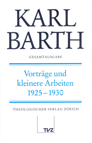 Vom Herbst 1925 bis zum Frühjahr 1930 bekleidete Karl Barth-nach der unterprivilegierten Stellung als Honorarprofessor für Reformierte Theologie in Göttingen-zum ersten Mal ein Ordinariat: an der Evangelisch-theologischen Fakultät der Universität Münster in Westfalen. Die Tätigkeit in Münster vermittelte ihm, u.a. durch die Nachbarschaft der Katholisch-theologischen Fakultät, die neue Erfahrung eines direkten Kontaktes mit dem römischen Katholizismus auf akademischer Ebene. Am Ende der Zeit in Münster steht der scharf polemische Artikel 'Quo usque tandem …?', mit dem er als Kritiker der offiziösen Selbstdarstellung der deutschen evangelischen Kirche in die Schlagzeilen kam. Dieser Vorgang nimmt sich nachträglich aus wie das erste Vorspiel zu Barths Beteiligung am Kirchenkampf der Jahre ab 1933. Die Spannweite der hier vollständig dargebotenen kleineren Arbeiten aus dieser Zeit ist groß. Sie reicht von berühmt gewordenen Vorträgen wie 'Kirche und Kultur' (1926), 'Der Begriff der Kirche' (1927), 'Der römische Katholizismus als Frage an die protestantische Kirche' (1928), 'Schicksal und Idee in der Theologie' (1929) bis zu Gelegenheitsarbeiten. Neben einigen kleineren enthält der vorliegende Band auch drei größere, bisher unveröffentlichte Texte: 'Die Theologie und der heutige Mensch' (1927), 'Theologische und philosophische Ethik' (1930) sowie 'Gottes Offenbarung nach der Lehre der christlichen Kirche' (1927). Spezielle Einleitungen geben über die Entstehungsgeschichte jedes Stücks Auskunft. Ausführliche Register machen Kontinuität und Neueinsätze in der Thematik erkennbar.