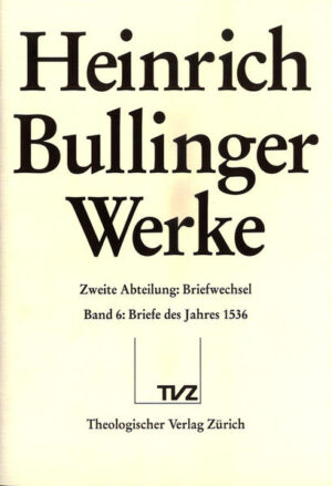 Mit den Briefen des Jahres 1536 erreicht die Edition von Bullingers Korrespondenz einen ersten markanten Höhepunkt. Im Zentrum steht der Schriftwechsel rund um die innerprotestantischen Bekenntnisverhandlungen, welche in das Erste Helvetische Bekenntnis und die Wittenberger Konkordie münden. Neues Licht fällt aber auch auf Ereignisse wie den militärischen Vorstoss Berns nach Savoyen, durch den der Reformation in der Westschweiz der Weg geebnet wurde. Die 224 zumeist erstmals publizierten Dokumente erweisen den Bullinger-Briefwechsel erneut als erstrangige Quelle für die Kenntnis des 16. Jahrhunderts.