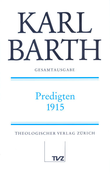 1915 zeigen sich bei Barth erste deutliche Spuren der Abkehr von den liberalen Anfängen und der Hinwendung zu jener Theologie, die dann in den beiden Auslegungen des Römerbriefs allmählich ihre Gestalt gewinnt. Die nahezu allsonntägliche Predigt des Safenwiler Pfarrers ist Schauplatz einer Theologie im Werden. Die sorgfältig ausgearbeiteten Niederschriften der Predigten sind das unmittelbarste und ausführlichste Zeugnis der Entwicklung ihres Autors. Die beiden bisher in der Gesamtausgabe erschienenen Predigt-Jahrgänge 1913 und 1914 dokumentieren noch mehr oder weniger ungebrochen den 'Schulsack': die begierig, wenn auch eigenständig übernommene Theologie, die Barth bei seinem Marburger Lehrer Wilhelm Herrmann gelernt hatte. Dazu kam vom Sommer 1914 an sein Ringen um eine angemessene Interpretation des Weltkriegs. Mit dem Jahr 1915 brechen sich, noch sporadisch und zögernd, neue Einsichten Bahn. Eine handfeste Bezogenheit auf den Alltag des Dorfs ist unvermindert spürbar, die Herausforderung durch den Krieg bleibt weiterhin auf der Tagesordnung, tritt aber deutlich zurück. Die Auslegung des biblischen Texts ist noch nicht Barths zentrales homiletisches Anliegen. Aber in manchen Zügen, so etwa in der jetzt öfters verwendeten Rede vom 'lebendigen Gott' (Hermann Kutter) ist die Suche nach einer fundamental neuen Orientierung spürbar. So sind die Predigten dieses Jahres neben ihrer erfrischenden Lebens- und Gemeindenähe mit gelegentlich sehr temperamentvoll-kritischen Ausbrüchen ein theologiegeschichtliches Dokument von Rang. Nur eine einzige von allen Predigten dieses Jahrgangs wurde bisher gedruckt, ihre vollständige Veröffentlichung schließt eine Lücke.