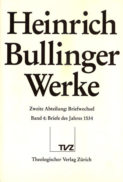 Die 198 ausführlich erläuterten Briefe des Jahres 1534 vermitteln ein lebendiges Bild von ganz unterschiedlichen Ereignissen wie der Eroberung Württembergs durch Herzog Ulrich, Bullingers Badekur, der 'Affaire des placards' in Paris, dem Treiben ungebärdiger Mönche in Rüti, dem Streit mit den Lutheranern, einem Bestechungsskandal im Berner Rat usw.