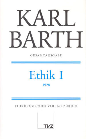 Während mit Barths Hauptwerk, der 'Kirchlichen Dogmatik', auch die darin eingeschlossene Ethik Fragment geblieben ist, wird mit dieser Vorlesung aus seiner mittleren Zeit eine geschlossene Darstellung dieses Themas vorgelegt. Er hat sie zu Lebzeiten nicht veröffentlicht, weil der Verfasser des 'Römerbriefs' darin noch als Vertreter der später von ihm abgelehnten Schöpfungsordnungslehre erscheint. Dennoch hat in diesem Werk bereits die gleiche revolutionäre Neuerfassung und Umgruppierung der Stoffe der allgemeinen und speziellen Ethik stattgefunden, die im Hinblick auf die Lehre vom Wort Gottes Barths 'Christliche Dogmatik im Entwurf' (1927) erkennen läßt. Nicht der Mensch, das Wort Gottes als Gebot und Inanspruchnahme des Menschen ist das handelnde Subjekt, das Thema der theologischen Ethik! Auf dem schmalen Grat zwischen abstrakter Situations- und abstrakter Prinzipienethik sich bewegend, hat sich Barth hier erstmals der heute so viel verhandelten Frage nach dem Beziehungsfeld für das sittliche Handeln gestellt. Doch tut er das in Abgrenzung gegen andere Ansätze konsequent und ausschließlich als theologischer Ethiker. Im Horizont der großen Taten Gottes wird nach der Bedeutung der Inanspruchnahme durch das göttliche Gebot für den Menschen 1. als Gottes Geschöpf, 2. als begnadigten Sünder und 3. als Erben des Reiches Gottes gefragt, wobei 'jedesmal a. die Eigenart des jeweiligen ethischen Gesichtspunktes, b. die jeweils maßgebende Gestalt des Erkenntnisgrundes, c. der jeweils entscheidende Inhalt der ethischen Forderung und d. die jeweils in Betracht kommende Erfüllung der ethischen Forderung' in Erwägung gezogen wird.