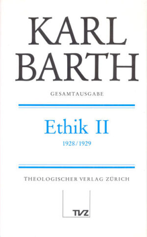 Während mit Barths Hauptwerk, der 'Kirchlichen Dogmatik', auch die darin eingeschlossene Ethik Fragment geblieben ist, wird mit dieser Vorlesung aus seiner mittleren Zeit eine geschlossene Darstellung dieses Themas vorgelegt. Er hat sie zu Lebzeiten nicht veröffentlicht, weil der Verfasser des 'Römerbriefs' darin noch als Vertreter der später von ihm abgelehnten Schöpfungsordnungslehre erscheint. Dennoch hat in diesem Werk bereits die gleiche revolutionäre Neuerfassung und Umgruppierung der Stoffe der allgemeinen und speziellen Ethik stattgefunden, die im Hinblick auf die Lehre vom Wort Gottes Barths 'Christliche Dogmatik im Entwurf' (1927) erkennen läßt. Nicht der Mensch, das Wort Gottes als Gebot und Inanspruchnahme des Menschen ist das handelnde Subjekt, das Thema der theologischen Ethik! Auf dem schmalen Grat zwischen abstrakter Situations- und abstrakter Prinzipienethik sich bewegend, hat sich Barth hier erstmals der heute so viel verhandelten Frage nach dem Beziehungsfeld für das sittliche Handeln gestellt. Doch tut er das in Abgrenzung gegen andere Ansätze konsequent und ausschließlich als theologischer Ethiker. Der zweite Band stößt thematisch in Bereiche vor, zu deren Behandlung Barth später in der 'Kirchlichen. Dogmatik' nicht wieder gekommen ist. So handelt er ausführlich von der Erziehung, dem Recht, der Sitte, vom Gewissen, von der Kunst, vom Humor u. a.