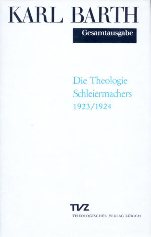 Eine der letzten Veröffentlichungen Karl Barths, die umfangreichste aus seinem Todesjahr 1968, ist das Nachwort zu einer Schleiermacher-Auswahl: nichts Geringeres als die Skizze einer theologischen Autobiographie Barths unter dem Gesichtspunkt seines Verhältnisses zu Schleiermacher. In der Tat: Friedrich Schleiermacher (1768-1834), dominierender Leitstern von Barths theologischer Jugend, später dann Inbegriff derjenigen Theologie, der Barth seine eigene in striktem Widerspruch entgegenstellte, endlich von Freund und Feind als Ahnherr derer in Anspruch genommen, die wiederum Barth überwinden wollen: Schleiermacher, von Barth bekämpft, aber immer geachtet und nie ad acta gelegt, ist für Barths Lebenswerk Schlüsselfigur, so wie der Kontrast Schleiermacher-Barth für die evangelische Theologie des 20. Jahrhunderts konstitutiv ist. Die jetzt erstmals veröffentlichte Schleiermacher-Vorlesung Barths aus seiner akademischen Frühzeit ist das umfassende Dokument der Rechenschaft, die der junge Professor, über das Ausmaß der eingetretenen Entfernung selber überrascht, von den Konsequenzen seiner fundamentalen Neubesinnung für das Verständnis des einst hoch verehrten Meisters gibt. Sie dokumentiert einen unwiderruflichen Bruch in der Sache, doch in Art und Ton vollständig anders als die gleichzeitige dezidierte Generalabrechnung Emil Brunners mit Schleiermacher. Gerade weil er sich der sachlichen Distanz bewußt ist, verzichtet Barth auf eine distanzierte, systematisch-genetische Darstellung. Ausgehend von Schleiermachers Predigten in seiner Spätzeit, tastet sich Barth von der Reifegestalt zu den Anfängen, von der sonntäglichen Verkündigung zu der dahinterstehenden wissenschaftlichen Begründung zurück. Dieses Bemühen, Schleiermacher von innen heraus, aus den Generalantrieben seines Denkens verständlich zu machen, steht seinerseits in einem dramatischen Ringen mit der anderen Tendenz, sich von der sich konsolidierenden eigenen Position aus mit ihm auseinanderzusetzen. Alle diese Züge machen das Buch-obwohl insofern Fragment, als die Zeit des Semesters zur Erfüllung des eingangs aufgestellten Programms bei weitem nicht ausreichte-zu einer eminent fesselnden Lektüre.