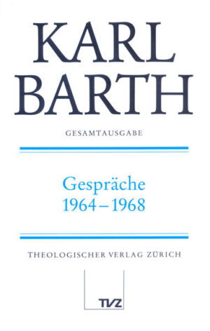 Schon 1931 bemerkte Dietrich Bonhoeffer über Barths freie Rede im Gespräch: 'Es ist da eine Offenheit und eine Bereitschaft für den Einwand, der auch auf die Sache zielen soll, und dabei eine derartige Konzentration und ein ungestümes Drängen auf die Sache, der zuliebe man stolz oder bescheiden, rechthaberisch oder völlig unsicher reden kann.' Besonders in seinem letzten Lebensjahrzehnt hat der Basler Theologe die Gattung des freien Gesprächs geschätzt und mit mannigfachen Gesprächspartnern praktiziert, sei es in Form von Diskussionen mit verschiedenen Gruppen, sei es in Gestalt von 'Fragebeantwortungen' und Interviews. Interessant sind die Gespräche mit Vertretern der Gemeinschaftsbewegung: mit Pietisten, Methodisten und Herrnhutern, die Diskussionen und Interviews in den USA. Eine spezielle Perle ist das Gespräch mit evangelischen Buchhändlern über 'Möglichkeiten der Kirche im totalen Staat' und über 'das Alter'. Karl Barth wird in diesen Gesprächen noch unmittelbarer und lebendiger präsent als in seinen Büchern. Herausgefordert durch Fragen und Gegenvoten, äußert er sich zu Themen des Glaubens und des Christenlebens, zu theologischen Problemen, zu aktuellen Vorgängen in Kirche und Politik, zu seinem Lebensweg und Werk. Das alles mit Freude an der Sache und in einer so eingängigen Sprache, daß die Texte nicht nur theologischen Kennern neue Einblicke vermitteln, sondern auch sogenannte 'Laien' zum Mitgehen und Nachdenken beflügeln.