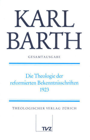 Diese Vorlesung aus dem Sommersemester 1923 gehört zusammen mit jener über die Theologie Calvins aus dem Sommer 1922 und jener über die Theologie Zwinglis aus dem Winter 1922/23 in die Reihe derer, mit denen der 1921 aus dem Pfarramt auf die Göttinger Professur für reformierte Theologie berufene Karl Barth sich die wissenschaftlichen Grundlagen für das Spezifische seines Lehrauftrags erarbeitete. Anders als in den beiden Vorsemestern, in denen die Ausführung seines Vorhabens Fragment blieb, gelang ihm diesmal eine abgeschlossene Darstellung des Stoffes. Beeindruckend ist bei der Behandlung der nach Abfassungszeit und -ort, Umfang, Zweckbestimmung, theologischem Rang und wirkungsgeschichtlicher Bedeutung höchst heterogenen Texte die Liebe zum Detail, die Barth mit dem zielsicheren Verfolgen einiger grosser Linien zu vereinen weiss. Ausgehend von einer eingehenden Untersuchung der unterschiedlichen Funktion kirchlich-offizieller Bekenntnisschriften in der reformierten Tradition gegenüber dem Luthertum gruppiert der Verfasser die Dokumente des 16.-19. Jahrhunderts unter vier Gesichtspunkten: 1. In welcher vom Luthertum abweichenden Akzentuierung sie die Auseinandersetzung mit der Lehre der vorreformatorischen und römisch-katholischen Kirche führen, 2. was sich dabei als charakteristisch reformiert herausschält, wie sich das im Lauf der Zeit und an verschiedenen Orten durchhält oder auch abschwächt und verwässert, 3. in welchen theologischen Sachfragen, überraschend für den distanzierten Betrachter einer späteren Zeit, die Differenzen mit den Lutheranern ausgetragen wurden, 4. Mit welchem Antrieb auf reformiertem Boden der Abwehrkampf gegen das im holländischen Arminianismus sich ankündigende 'moderne Christentum' geführt wurde. Die Schärfe des historischen Blicks für die reichen Nuancen der Bekenntnisbildung verbindet sich mit der theologischen Leidenschaft, die darauf aus ist, die bleibende Aktualität der in den Bekenntnissen zur Sprache kommenden Thematik von dem Anschein ihrer geschichtlichen Abständigkeit und Verstaubtheit zu befreien. Die erstmalige Veröffentlichung ergibt ein Buch von erquickender Frische, das eine geradezu spannende Lektüre gewährleistet.