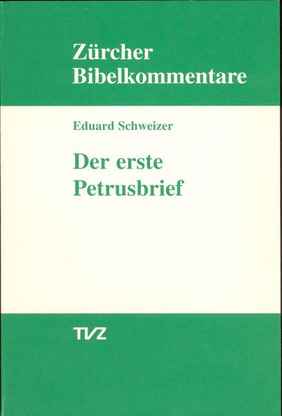 Noch während des 2. Weltkriegs erschien erstmals ein Kommentar zum 1. Petrusbrief von Eduard Schweizer. Nun legt der mit dem 'Sexauer Ehrenpreis für der Gemeinde hilfreiche und verständliche Theologie' bedachte Autor als Frucht seiner lebenslangen Beschäftigung mit diesem Brief eine völlig neu erarbeitete Fassung vor. Die wissenschaftliche Forschung liegt überall zugrunde und erscheint auch gelegentlich in Exkursen (z. B. zur 'Höllenfahrt Christi'). Doch bleibt die Sprache durchwegs so einfach wie möglich, ohne Schwierigkeiten des Textes zu verheimlichen. Der Autor erörtert auch grundsätzliche Themen (z. B. 'Dreieinigkeit', 'Opfertod Jesu', 'Letztes Gericht', 'andere Religionen') und zeigt, wie wir die Aussagen des Neuen Testaments heute verstehen können. Die Leser erfahren, dass das Christuszeugnis für den Verfasser des Briefs die entscheidende Grundlage des Glaubens ist. Und sie lernen verstehen, wie dieses Christuszeugnis die Alltagsfragen der Gemeinde prägt und in ihnen erfahren wird.