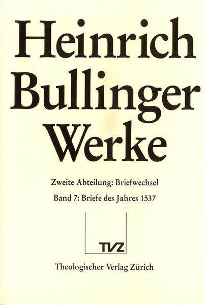 Kein anderer Reformator oder Humanist des 16. Jahrhunderts hat eine derart umfangreiche Korrespondenz hinterlassen wie der Zürcher Antistes Heinrich Bullinger. Mit dem hier angezeigten Band liegen bereits über tausend sorgfältig kommentierte Briefe Bullingers und seiner Korrespondenten im originalen Wortlaut vor. Dieser ausserordentlich reichhaltige Quellenbestand eröffnet neue Perspektiven auf die Geschichte der reformatorischen Kirchen der Eidgenossenschaft, aber auch Deutschlands und weiterer europäischer Länder. Zu den Persönlichkeiten, die in diesem Band erstmals zu Wort kommen, gehören der Genfer Reformator Johannes Calvin und der Erzbischof von Canterbury, Thomas Cranmer. Viele der 156 Schreiben dieses Jahres zeugen von den Zerreissproben, denen die jungen Reformationskirchen angesichts ihrer Lehrdifferenzen ausgesetzt waren, während andere Briefe beispielsweise die Schwierigkeiten bei der Erneuerung des Bildungswesens illustrieren, die Konflikte um das Pensionenwesen schildern oder Einblick in die Strafrechtspflege gewähren. Neben kurzen Zusammenfassungen tragen ein Personen- und ein Ortsregister zur bequemen Erschliessung der Texte bei.