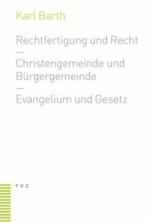 Mit diesem Buch werden drei Aufsätze Karl Barths zugänglich gemacht, die sowohl politisch wie theologisch eine bedeutende Wirkung ausübten. Veranlaßt durch die Herausforderung des Kirchenkampfes im nationalsozialistischen Deutschland formulierte Barth hier seine theologischen Grundentscheidungen. 'Evangelium und Gesetz' stellt sein Abschiedswort an die Bekennende Kirche dar, bevor er 1935 Deutschland endgültig verlassen mußte. Die Umkehrung der Reihenfolge 'Gesetz und Evangelium' macht jede Berufung auf 'Ordnungen' unmöglich, die neben der Offenbarung Gottes in Jesus Christus als verbindlich behauptet werden. Barth bringt damit seinen Grundvorbehalt gegen die lutherische Theologie zum Ausdruck. 'Rechtfertigung und Recht' wurde zuerst 1938 veröffentlicht. Barth erklärt das menschliche Recht zum Gegenstand des christlichen Glaubens und sieht im Eintreten für Demokratie und Rechtstaatlichkeit die konsequente Auslegung der vom Neuen Testament vorgenommenen Zuordnung von Staat und Kirche. 'Christengemeinde und Bürgergemeinde' (1946) bestimmt das Verhältnis von Kirche und Staat im Sinne der 5. Barmer These. Der Staat steht außerhalb der Kirche, aber nicht außerhalb des Herrschaftsbereiches Christi. Doch gerade diese Zuordnung bewahrt vor der Vermengung beider Bereiche im Sinne einer christlichen Parteipolitik. Den Theologen müssen diese Texte, die nach dem Kriege eine ausgebreitete Diskussion auslösten, nicht extra empfohlen werden. Laien, die bisher von Karl Barth nur gehört haben, finden hier drei Aufsätze, die ins Zentrum dessen führen, was dieser Mann theologisch-und infolgedessen politisch-gewollt hat. Als Textbasis für kirchengeschichtliche und dogmatische Seminare, aber auch für Arbeitskreise in den Gemeinden ist dieses Buch bestens geeignet.