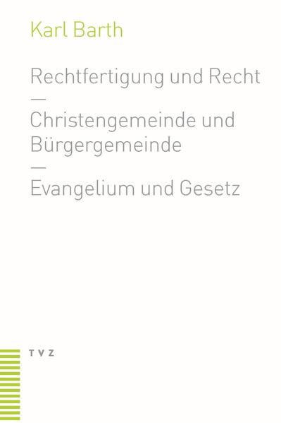 Mit diesem Buch werden drei Aufsätze Karl Barths zugänglich gemacht, die sowohl politisch wie theologisch eine bedeutende Wirkung ausübten. Veranlaßt durch die Herausforderung des Kirchenkampfes im nationalsozialistischen Deutschland formulierte Barth hier seine theologischen Grundentscheidungen. 'Evangelium und Gesetz' stellt sein Abschiedswort an die Bekennende Kirche dar, bevor er 1935 Deutschland endgültig verlassen mußte. Die Umkehrung der Reihenfolge 'Gesetz und Evangelium' macht jede Berufung auf 'Ordnungen' unmöglich, die neben der Offenbarung Gottes in Jesus Christus als verbindlich behauptet werden. Barth bringt damit seinen Grundvorbehalt gegen die lutherische Theologie zum Ausdruck. 'Rechtfertigung und Recht' wurde zuerst 1938 veröffentlicht. Barth erklärt das menschliche Recht zum Gegenstand des christlichen Glaubens und sieht im Eintreten für Demokratie und Rechtstaatlichkeit die konsequente Auslegung der vom Neuen Testament vorgenommenen Zuordnung von Staat und Kirche. 'Christengemeinde und Bürgergemeinde' (1946) bestimmt das Verhältnis von Kirche und Staat im Sinne der 5. Barmer These. Der Staat steht außerhalb der Kirche, aber nicht außerhalb des Herrschaftsbereiches Christi. Doch gerade diese Zuordnung bewahrt vor der Vermengung beider Bereiche im Sinne einer christlichen Parteipolitik. Den Theologen müssen diese Texte, die nach dem Kriege eine ausgebreitete Diskussion auslösten, nicht extra empfohlen werden. Laien, die bisher von Karl Barth nur gehört haben, finden hier drei Aufsätze, die ins Zentrum dessen führen, was dieser Mann theologisch-und infolgedessen politisch-gewollt hat. Als Textbasis für kirchengeschichtliche und dogmatische Seminare, aber auch für Arbeitskreise in den Gemeinden ist dieses Buch bestens geeignet.