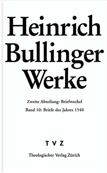 Der in diesem Band abgedruckte Briefwechsel des Zürcher Reformators und Zwinglinachfolgers ist wesentlich durch die kirchengeschichtlichen Hauptereignisse der Zeit, die Religionsgespräche in Hagenau und Worms, geprägt. Zu einem wichtigen Stützpunkt des Nachrichtennetzes entwickelt sich Marburg, wo sich mehrere Zürcher Studenten einfinden. Unter ihnen der spätere Antistes Rudolf Gwalther, der Bullinger nicht nur über Persönliches, sondern auch über die reformationsgeschichtlich folgenreiche Doppelehe des hessischen Landgrafen berichtet. Als weitere Konfliktfelder, die durch die 99 neu veröffentlichten Briefe beleuchtet werden, sind besonders die Spannungen im Verhältnis zwischen Kirche und Staat in Basel sowie die Streitigkeiten der Berner Theologen über die Abendmahlslehre zu nennen. Von Interesse sind auch die zahlreichen Briefe aus England sowie die Schreiben, die auf Bullingers jüngstes Buch 'Der christliche Ehestand' Bezug nehmen.