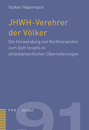 Verschiedene alttestamentliche Überlieferungen sprechen von einer Hinwendung von Nichtisraeliten zum Gott Israels: Moses Schwiegervater Jitro (Ex 18), die Kanaanäerin Rahab (Jos 2) und der Aramäer Naaman (2Kön 5) bekennen sich ausdrücklich zu JHWH. Bei den Seeleuten des Jona (Jon 1) steht besonders die kultische Verehrung JHWHs im Vordergrund. Auch 1Kön 8,41-43 und Jes 56,1-8 handeln von Fremden, die sich JHWH und dessen Verehrung anschliessen. Bislang wurden diese Überlieferungen üblicherweise als erste Belege für das Phänomen des Proselytismus gewertet. Die vorliegende Studie kann demgegenüber zeigen, dass ihnen ein anderes Modell der JHWH-Beziehung von 'Heiden' zugrunde liegt, das insbesondere nicht mit deren Inkorporation in Israel verbunden ist. Die als 'JHWH-Verehrer der Völker' zu bezeichnenden Fremden erhalten im Kontext des nachexilischen Israel/Juda Zugang zum Gottesverhältnis Israels, ohne dass dadurch ihre Identität oder die Identität Israels aufgehoben würde.