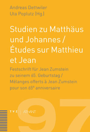 Die vorliegende dreisprachige Festschrift zu Ehren von Jean Zumstein umfasst 24 Studien zum Matthäus- und Johannesevangelium, zwei wichtigen Arbeitsfeldern des Zürcher Exegeten. Die Beiträge-neuere literaturwissenschaftliche Ansätze sind darin ebenso zu finden wie Arbeiten mit hermeneutischer und rezeptionsgeschichtlicher Ausrichtung-spiegeln aufs Beste das Anliegen Jean Zumsteins wider, in grosser methodischer Offenheit sorgfältige Interpretationen der biblischen Texte mit theologischem Tiefgang zu verbinden. Les mélanges trilingues en l’honneur de Jean Zumstein comprennent 24 études sur les évangiles de Matthieu et de Jean, deux des champs de recherche de prédilection de l’exégète zurichois. Les contributions, qui font appel tant aux avancées récentes des sciences du langage qu’à des approches orientées par l’herméneutique et l’histoire de la réception, reflètent au mieux le souci qu’a Jean Zumstein de fournir des interprétations précises des textes bibliques permettant de saisir leur profondeur théologique, tout en préservant une grande ouverture méthodologique.