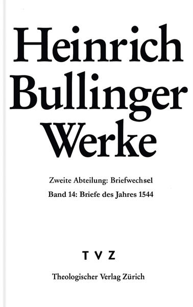 Der vorliegende Band enthält den aus dem Jahr 1544 überlieferten Briefwechsel des Zürcher Antistes Heinrich Bullinger. Die 227 Briefe dieses Jahres übertreffen den Briefwechsel des Vorjahres um 104 Stück, ein deutliches Indiz dafür, dass sich Bullingers Korrespondentennetz nicht nur Jahr um Jahr weiter ausdehnte, sondern im Falle einzelner Korrespondenten auch intensivierte. Dies trifft 1544 vornehmlich auf Ambrosius Blarer in Konstanz, Johannes Gast in Basel, Johannes Calvin in Genf und Eberhard von Rümlang in Bern zu. Zusammen mit dem zeitgenössischen Briefwechsel Melanchthons (der sich allerdings. über eine kleinere Zeitspanne erstreckt) stehen wir hier vor den für die Historiker bedeutendsten epistolarischen Quellen des 16. Jahrhunderts.