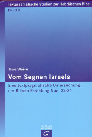 Die Bileam-Erzählung in Num 22-24 ragt aus der erzählerisch vielgestaltigen Landschaft des Buches Numeri heraus: Sie erweist sich als planvoll gestalteter Erzählzusammenhang, der höchsten literarischen Ansprüchen genügt. Als eigenständige literarische Einheit entfaltet sie eine Segen-Fluch-Thematik, die in spätexilisch-frühnachexilischer Zeit verdeutlichen will, dass Israel trotz seiner Exilserfahrung ein von JHWH gesegnetes Volk ist. Uwe Weise erörtert im vorliegenden Band texttheoretische Fragen und vertieft diese exegetisch. Die Arbeit weiss sich einem konsequent literaturempirischen Ansatz verpflichtet und stützt sich auf text- und kommunikationstheoretische Begründungen.