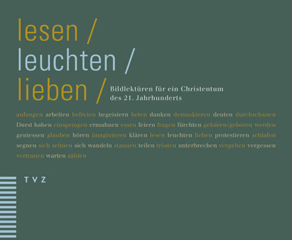 Imaginieren, protestieren, fragen, schlafen, berühren, beten und feiern-nicht auf der Basis dogmatischer Glaubenssätze, sondern anhand von Handlungen, Aktivitäten, Tätigkeiten oder Gesten wird in diesem Buch das Christentum dargestellt. Sechs Theologinnen und Theologen entwickeln ein Vokabular für ein Christentum im 21. Jahrhundert. Insgesamt 39 Verben werden mit je einem Bild kombiniert. Wort und Bild erlauben eine mehrstimmige und vieldeutige Interpretation, und die erklärenden und sinnierenden Texte schaffen einen Zugang zu inneren Glaubensvorstellungen. Der Dreiklang aus Verb, Bild und Text ergibt einen 'Bilder-Katechismus'-ein innovatives und anregendes theologisches Experiment. Mit Beiträgen von Dorothee Dieterich, Esther Kobel, Anja Kruysse, Luzius Müller, Adrian Portmann, Hans-Adam Ritter.