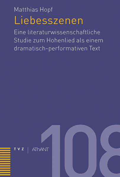 Ist das Hohelied ein Drama? Im 19. Jahrhundert wurde diese Frage gerne bejaht, im 20. Jahrhundert überwiegend verneint. Matthias Hopf greift auf Erkenntnisse der vergleichenden Literaturwissenschaft zurück, um das gesamte Hohelied methodisch gesichert auf diese Frage hin zu prüfen. Dabei kommen bewährte dramen- bzw. performanztheoretische Analyseschritte zum Einsatz. Im Endergebnis zeigt sich, dass der Begriff Drama wenig geeignet ist, um das Hohelied angemessen zu beschreiben. Besser wäre, im Hinblick auf das Textgenre von einem dramatischen Text zu sprechen. Dieser weist durchaus ein großes Potential auf, öffentlich vorgetragen-performiert-zu werden.