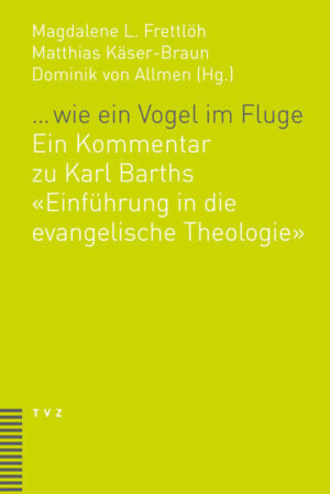 Karl Barths letzte Basler Vorlesung von 1962 bietet eine knappe und prägnante Zusammenfassung seiner Hauptgedanken. Aus Anlass des Karl-Barth-Jahrs 2019 eröffnet der Kommentar zu seiner «Einführung in die evangelische Theologie», der gleichzeitig mit der kritischen Textausgabe erscheint, einen elementaren Zugang zu Barths Theologie. Die thematischen Schwerpunkte der 17 Vorlesungen werden diskutiert, theologie- und werkgeschichtlich verortet und in Bezug gesetzt zu ausgewählten Texten aus andern Schaffensperioden Barths. Dabei werden immer auch Fragen nach der gegenwärtigen Relevanz gestellt. Das Augenmerk gilt besonders dem pneumatologischen Profil und den pastoraltheologischen Zügen der «Einführung», die in der bisherigen Forschung noch wenig beachtet wurden. Dass vor allem Nachwuchswissenschaftlerinnen und -wissenschaftler an diesem Band mitgewirkt haben, zeigt: Die kritische Auseinandersetzung mit Barth wird auch künftig konstitutiv zum Stu­dium der evangelischen Theologie gehören.