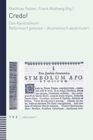 Credo, ich glaube-aber woran und was? Viele kennen nicht mehr, was den Reformatoren ganz selbstverständlich und unverzichtbar war: das Apostolikum, neben dem Unservater und dem Dekalog konstitutives Element reformatorischen Bekennens und reformierter Bekenntnisse. Das Credo spricht Klartext in Gestalt von aufs Äusserste verdichteten Aussagen. Pointierter lässt es sich nicht formulieren, angreifbarer allerdings auch nicht. Zeile für Zeile und aus unterschiedlichen Perspektiven reformierter Theologie, aber in ökumenischer Weite wird das Bekenntnis durchbuchstabiert und auf seine bleibende und neu zu entdeckende Aktualität hin befragt.