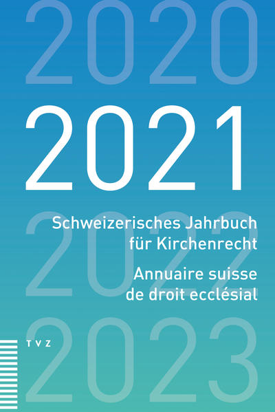 Das Schweizerische Jahrbuch für Kirchenrecht / Annuaire suisse de droit ecclésial befasst sich mit der ganzen Breite des Kirchenrechts in der Schweiz, angefangen mit dem Recht der evangelisch-reformierten Kirchen sowie der römisch-katholischen Kirche und ihrer Kantonalkirchen, sodann dem Religionsrecht des Bundes und der Kantone. Dabei bezieht das Jahrbuch auch rechtliche Fragestellungen im Zusammenhang mit aus­ser­christlichen Religionen ein. So schafft es ein Forum, das kirchliche Praxis und wissenschaftliche Öffentlichkeit miteinander verbindet, und verleiht dem schweizerischen Kirchenrecht in der Öffentlichkeit eine besser hörbare Stimme. Ergänzt wird das Jahrbuch durch Beihefte, die in unregelmässigen Abständen erscheinen.