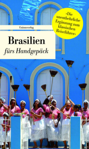 Lygia Fagundes Telles spürt Vorfreude auf den Karneval João Antônio nimmt mit Ahnengeistern Kontakt auf John Updike lässt Arm und Reich aufeinandertreffen Stefan Zweig erliegt der Schönheit Rio de Janeiros Carmen Stephan zieht durch die Baustellen Brasílias Eduardo Galeano erinnert sich an Triumphe und Schmach der Fußballnationalmannschaft João Ubaldo Ribeiro traut Politikern nicht über den Weg Anna Lúcia Florisbela dos Santos sorgt sich um die Zukunft ihrer Kinder Mario Vargas Llosa erzählt von Dürre, Seuchen und anderen Heimsuchungen Eva Karnofsky sieht den Regenwald in Gefahr Thea Leitner begleitet Brasilien in die Unabhängigkeit Moema Parente Augel begibt sich auf kulinarische Entdeckungsreisen Klaus Hart versucht sein Glück als Goldgräber Dies und vieles mehr über Brasilien …