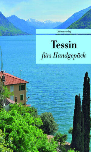 Jacob Burckhardt: Der Zauber von Lugano Giovanni Orelli: Lugano – Hauptstadt der Banken und Dirnen Virgilio Gilardoni: Eine menschliche Landschaft: Von Baumeistern und Wahltessinern Piero Bianconi: Söhne eines kargen Bodens Plinio Martini: Ein Volk von Auswanderern Alfred Andersch: Im Bergnest Berzona I Max Frisch: Im Bergnest Berzona II Franz Hohler: Maggiata Hermann Hesse: Kirchen und Kapellen Plinio Martini: Sprichwörter und Redensarten Erich Mühsam: Rohkost auf dem Monte Verità Helen Meier: Ein Haus, was ist das? Zu Gast bei Snozzi Dies und vieles mehr über das Tessin …