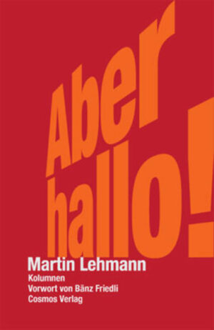 Martin Lehmann ist einer, der Fragen stellt. Nicht nur: Was war vor dem Urknall? Wie soll man eigentlich leben? Und was kommt nach dem Tod? Sondern auch: Wo schaut man hin, wenn man bei der Dentalhygienikerin auf dem Behandlungsstuhl liegt? Warum fühlt sich der Sonntag anders an als der Mittwoch? Warum dürfen Pferde auf die Strasse scheissen, Hunde aber nicht? Wie Lehmann vom Familientisch in die grosse Welt schweift, wie er das Badezimmer mit Fukushima verbindet, ist grossartig - und ein Grund, seine Kolumnen als Buch zu lesen.