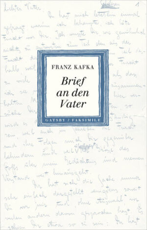 Der Sohn ein Literat von Weltrang, der Vater ein einfacher Kaufmann. Der Sohn ein Zweifler von schwacher Gesundheit, der Vater strotzend vor Kraft und Selbstbewusstsein. 1919 schreibt Franz Kafka seinem Vater Hermann einen Brief, der den Empfänger nie erreicht. Er ist Verteidigungs- und Anklageschrift in einem. Auf hundert Seiten (Kafka selbst sprach von einem »Riesenbrief«) zeichnet der Sohn das Bild eines übermächtigen Vaters, eines Tyrannen, der den unglücklichen Versicherungsangestellten Franz, der nur nachts die Zeit zum Schreiben findet, sein Lebtag unterdrückt. Ein Vorwurf folgt dem nächsten, der Vater tritt dem Leser als Monstrum entgegen. Auf den letzten Seiten aber schlüpft der Ankläger in die Rolle des Angeklagten und übernimmt die Verteidigung ... Kafkas Brief an den Vater ist viel mehr als ein biographisches Zeugnis, versammelt er doch die großen Themen seines Werks. In dieser Ausgabe kann der Brief in Kafkas Handschrift (und in einer seitenidentischen Transkription) bewundert und gelesen werden. Als das Manuskript 1984 entdeckt wurde, wurde es als Sensation gefeiert. Auch aus ästhetischen Gründen, denn die Schönheit der Schrift Kafkas ist beeindruckend.