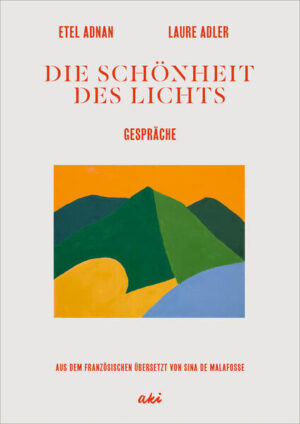 "»Ich begegnete ihr vor acht Jahren in einem etwas mondänen Rahmen, inmitten wichtiger Menschen der Kunstbranche. Alle redeten, außer ihr. Sie stand mit dem Rücken zu den Leuten vor einem riesigen Kamin. Und schaute reglos ins Feuer. Ich wagte es nicht, sie anzusprechen, so intensiv schaute sie es an. Ich hatte ein paar ihrer Texte gelesen, darunter bemerkenswerte Gedichte, und ein Interview mit Hans Ulrich Obrist, in dem sie mich durch ihren umfassenden Blick auf die Welt beeindruckt hat. Sicher war sie eine Künstlerin, aber eben ›nicht nur‹, wie es so schön heißt. Dieses ›nicht nur‹ wollte ich kennenlernen.« - Laure Adler In diesen Gesprächen, die Laure Adler mit Etel Adnan wenige Monate vor deren Tod im Herbst 2021 geführt hat, zeichnet die Künstlerin tiefgründig und emotional die Erfahrungen nach, die ihr poetisches und malerisches Schaffen begründen. Sie erzählt von ihrer Kindheit im Libanon, ihrem Studium an der Sorbonne, den Jahren in New York und vor allem in Kalifornien, bis zu ihrer späten (und »anstrengenden«) Anerkennung auf der documenta in Kassel im Jahr 2012. Das Gespräch zwischen Laure Adler und Etel Adnan wird schnell komplizinnenhaft, denn es ist auch das manchmal schwierige Schicksal von Frauen, das betrachtet und hinterfragt wird. Der Ton der 96-jährigen Etel Adnan ist lebendig, geradezu jugendlich und durchdrungen vom Glauben an die Schönheit, die allem innewohnt: die Schönheit der Welt, die Schönheit der Kunst, der Farben, des Bergs, des Meeres, des Lichts. »Die Farben des Mittelmeers sind ein Wunder, so schön sind sie.« "