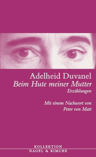 Mit Adelheid Duvanel ist eine der wichtigsten Autorinnen der Schweiz wiederzuentdecken. In diesem Band, der in Kollektion Nagel & Kimche erscheint, versammelt Peter von Matt ihre eindrücklichsten Erzählungen, einige davon erscheinen erstmals in Buchform. Diese Prosaminiaturen bewirken einen unwiderstehlichen und unheimlichen Sog - "sie lesen sich leicht und unterhaltsam, aber sie stammen aus der finstersten Gegenwart" (Peter von Matt).