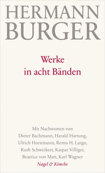 Hermann Burgers Sprachkunst hatte ein klares Ziel: dass der Boden unter dem Leser zu schwanken beginnt. Zum 25. Todestag des eigenständigsten und überraschungsstärksten Schriftstellers der Schweiz der jüngeren Zeit erscheinen seine Werke in einer Leseausgabe. Wortmächtig, witzig, obsessiv und bis ins skurrile Detail genau recherchiert - Burgers Geschichten umgarnen, verführen und schillern, und das gilt auch für seine Selbstinszenierung als Lebenskünstler und Magier. Wie eng das miteinander zusammenhängt, erklären die exzellenten Nachworte, etwa von Harald Hartung, Kaspar Villiger und Ulrich Horstman, die außerdem viele persönliche Erinnerungen enthalten.