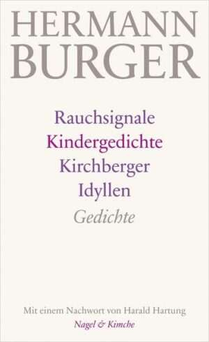 Mit einundzwanzig Jahren debütierte Hermann Burger mit Gedichten in den Aargauer Blättern, im Alter von fünfundvierzig Jahren - ein Jahr vor seinem Tod - wurde sein Gedicht „Der Wasserfall von Badgastein“ in der Neuen Zürcher Zeitung abgedruckt. Zwischen diesen Gedichten spannen sich das Leben und Werk des Schriftstellers aus der Schweiz