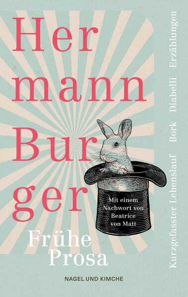 »Exzentriker sind sie, Hermann Burgers Helden. Schon in seinem ersten Geschichtenbuch Bork (1970) begegnen wir ihnen und erst recht im zweiten, Diabelli (1979). Vom einen zum andern ist’s allerdings ein weiter Weg.« Mit diesen Sätzen beginnt das vorzügliche Nachwort von Beatrice von Matt. Ein weiter Weg: In die Jahre zwischen den Erzählbänden fallen Burgers Durchbruch als international gefeierter Autor, der Beginn seiner Depression und die Entfaltung einer ungeheuer intensiven schriftstellerischen und kulturjournalistischen Arbeit. In seinen Erzählungen zeigt Burger die hohe Schule seiner Schreibkunst: äußerst akribische Recherche, vollendete Sprachführung und abgründiger Humor. Wer intellektuell und sprachlich verzaubert und erzählerisch unterhalten werden will, der kommt bei Hermann Burgers Prosastücken voll auf seine Kosten.