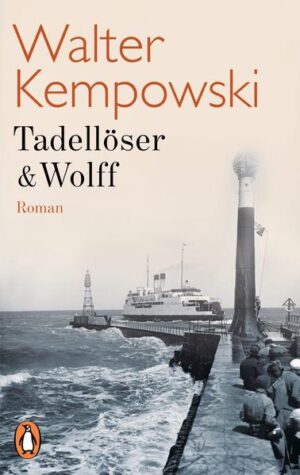 »Tadellöser & Wolff« nannte Walter Kempowskis Vater, Reeder in Rostock und guter Kunde der Tabakwarenhandlung Loeser & Wolff, so ziemlich alles, was nicht gerade »Miesnitzdörfer & Jenssen« war. Und als »Miesnitzdörfer« ließ sich in der Zeit von 1938 bis 1945, von der dieser Roman erzählt, wahrhaftig vieles bezeichnen.