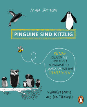 Pinguine sind nicht nur kitzelig, sie lachen sogar, wenn sie gekitzelt werden. Und wussten Sie, dass Kühe zwar im Stehen schlafen, aber nur im Liegen träumen können? Die junge schwedische Illustratorin Maja Säfström hat allerlei Kurioses und Beeindruckendes aus der Tierwelt in zauberhafte Zeichnungen verpackt. Zum Staunen, Freuen und Schenken!