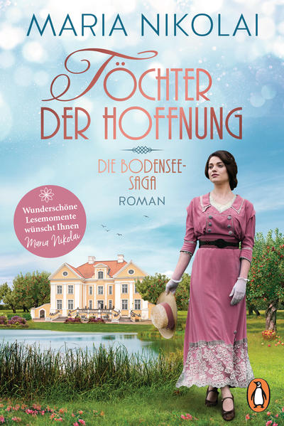 Nach »Die Schokoladenvilla«: Die neue historische Saga von Maria Nikolai! DREI SCHWESTERN DREI LEIDENSCHAFTEN EINE HEIMAT AM BODENSEE Meersburg, 1917: Ein romantisches altes Gasthaus am Ufer des Bodensees, umgeben von einem traumhaften Garten - für Helena Lindner und ihre Schwestern ist der Lindenhof ein Ort voller idyllischer Kindheitserinnerungen. Doch drei Jahre Krieg haben ihre Spuren hinterlassen. Die Gästezimmer stehen leer, Vater Gustav ist an der Front, und Mutter Elisabeth regiert mit eiserner Hand. Trotz der schweren Zeit lässt Helena der Traum nicht los, den Ort ihrer Kindheit zu neuem Leben zu erwecken und zu einem Grandhotel auszubauen. Als ein junger Adliger sich im Lindenhof einmietet, erwacht in ihr neuer Mut. Den schönen Fremden umgibt eine faszinierende Aura, aber sein Gesicht trägt tiefe Narben. Während sich die beiden näherkommen, entdecken sie Gemeinsamkeiten, die tief in Helenas Vergangenheit führen … Der Auftakt der neuen Saga von Bestsellerautorin Maria Nikolai - so genussvoll und bezaubernd wie »Die Schokoladenvilla«! In hochwertig veredelter Romance-Ausstattung, mit zwei leckeren Kuchenrezepten im Innenteil.