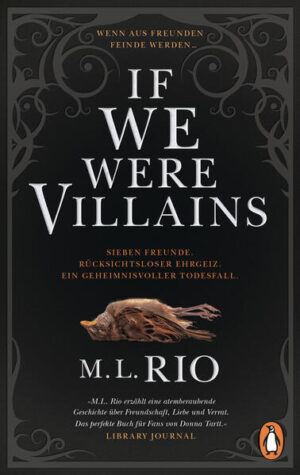 Die TikTok-Sensation der Bestsellerautorin M.L. Rio endlich auf Deutsch. Ein Must-Read für alle Fans von Dark Academia! Sieben Freunde. Rücksichtsloser Ehrgeiz. Ein geheimnisvoller Todesfall. Oliver Marks bekommt immer nur die Nebenrollen. Trotzdem ist der junge Schauspieler glücklich am renommierten Dellecher College, einer abgeschiedenen Welt mit flackernden Kaminfeuern und ledergebundenen Büchern. Die sieben Studenten seines Jahrgangs sind eine eingeschworene Gemeinschaft, besessen von der Schauspielerei und von Shakespeare. Die Rollen, die sie auf der Bühne verkörpern, legen sie auch privat nicht ab: Mitläufer, Verführerin, Held. Der charismatische Richard gibt die unberechenbaren Tyrannen. Doch eines Tages treibt einer der Freunde tot im Collegesee. Die anderen stehen vor einer schwierigen Wahl: Sollen sie der Wahrheit ins Auge sehen oder weiter ihre Rollen wahren?