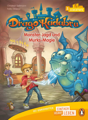 Zaubern gegen Monster? Kein Problem für Drago, der mit Murks-Magie die Zauberschule rettet! Monster-Alarm! Wieder einmal ist ein Monster aus der Anderen Welt durch die Pforte gekommen! Doch statt auf Monster-Jagd zu gehen, soll Drago brav zu Hause bleiben, weil er angeblich noch zu jung zum Zaubern ist. Und das, obwohl nur Drago die einzigartige Murks-Magie beherrscht! Keine Frage, dass er sich heimlich auf den Weg macht, um mit seiner Schwester Laura und seinem Vater gegen das Monster zu kämpfen … Ein actionreiches Leseabenteuer für Kinder ab 6 Jahren Die 3. Lesestufe zum Einfach-selbst-Lesen von Penguin JUNIOR: Ideal für Leseanfängerinnen und Leseanfänger ab der 1. Klasse Große, gut erfassbare Schrift Text in Sinnschritten, kurzen Abschnitten und mehreren Kapiteln Mit spannenden Sachinfos