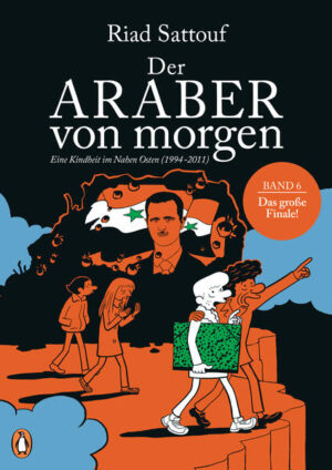 "Zum Schieflachen. Zum Weinen. Unbedingt lesen!" Abendzeitung Das große Finale der Bestsellerserie von Riad Sattouf! Die Jahre gehen ins Land, und die Sorge um den entführten Fadi überschattet den Alltag der Familie. Riad macht Abitur und zieht nach Paris, fest entschlossen, seinen Traum zu leben und Zeichner zu werden. Es gilt Prüfungen zu bestehen und dem Wehrdienst zu entkommen. Mittlerweile schwinden den Großeltern die Kräfte, und die Mutter ist mit den Nerven am Ende. In Syrien erwacht der Arabische Frühling - und da kommt eine Nachricht, die alles verändert … Die Reihe »Der Araber von morgen« handelt von der Kindheit und Jugend des Comiczeichners und Filmemachers Riad Sattouf zwischen Libyen, Syrien und Frankreich. Sie ist weltweit eine der erfolgreichsten Graphic Novels, wurde in 23 Sprachen übersetzt und vielfach ausgezeichnet. Band 1 (2015) schildert das Leben des kleinen Riad von seiner Geburt bis zum sechsten Lebensjahr, mal in Libyen, mal in Frankreich, mal in Syrien. Band 2 (2016) berichtet von Riads erstem Schuljahr in der syrischen Dorfschule. In Band 3 (2017) ist Riad zwischen sechs und neun Jahre alt und beginnt langsam die Besonderheiten der Gesellschaft, in der er aufwächst, zu verstehen. Band 4 (2019), mit 288 Seiten Sonderlänge, steuert auf einen dramatischen Höhepunkt und Coup des Vaters zu, in Band 5 (2021) kämpft Riad dann mit mehr als den üblichen Höhen und Tiefen des Erwachsenwerdens. Band 6 ist das mit Spannung erwartete große Finale der Serie! Ausstattung: durchgehend vierfarbig