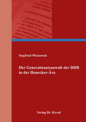 Der Generalstaatsanwalt der DDR in der Honecker-Ära | Bundesamt für magische Wesen